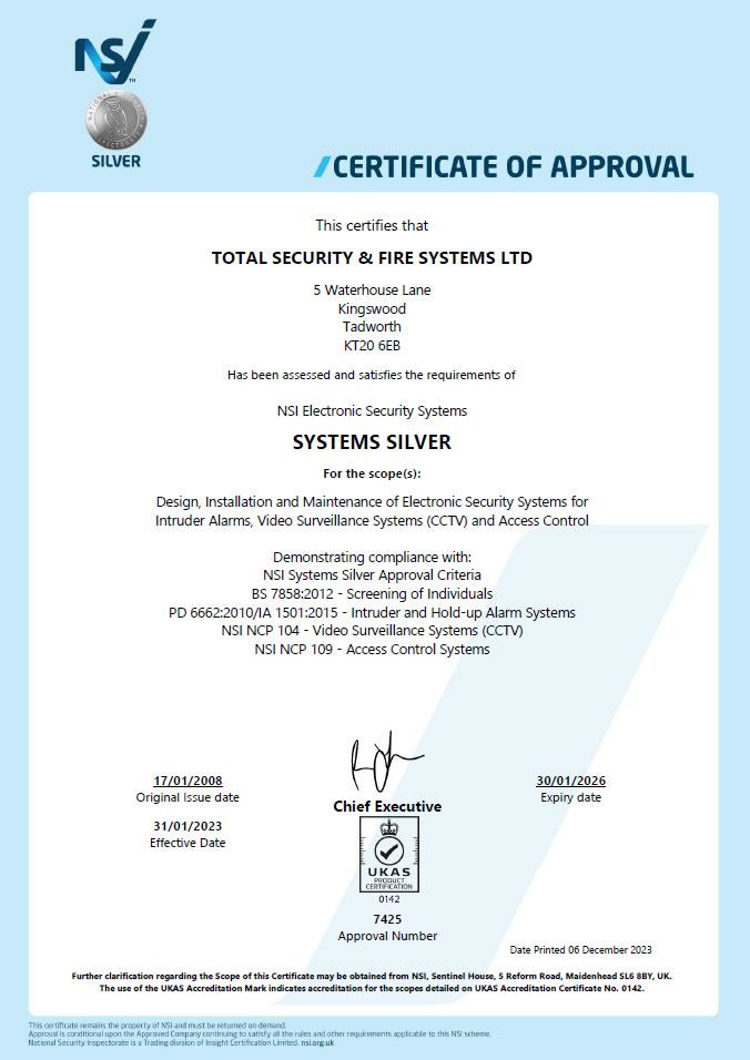 NSI - TSFS Security Silver